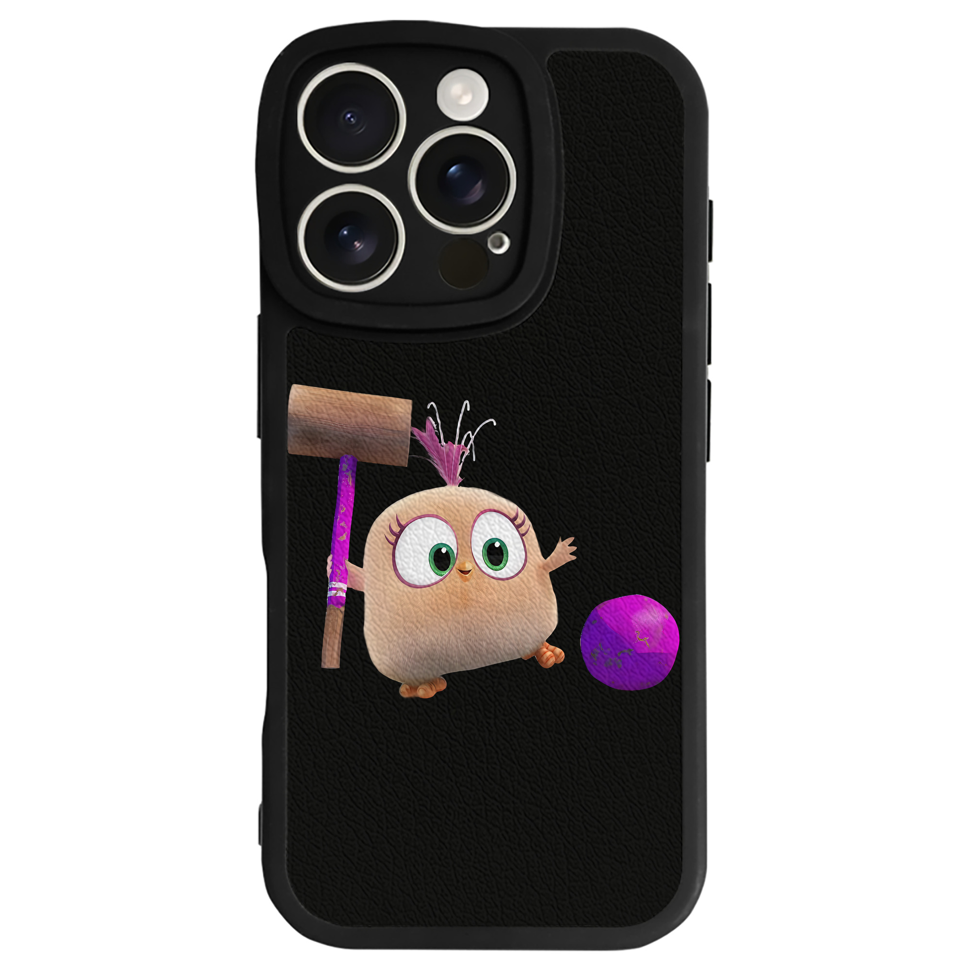 （画像用） Angry Birds アングリーバード 【iPhone 16シリーズ対応】シリコンスマホケース（レザー調） 材質：シリコン